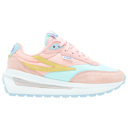 Girls' Grade School - Fila Renno - Coral/Aqua/White