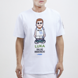Men's - Pro Standard Dallas Luka Avatar T-Shirt - White/White