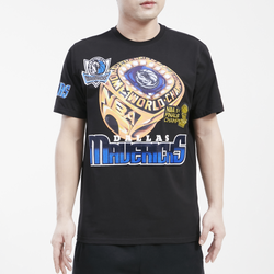 Men's - Pro Standard Mavericks Champ Ring T-Shirt - Black/Black