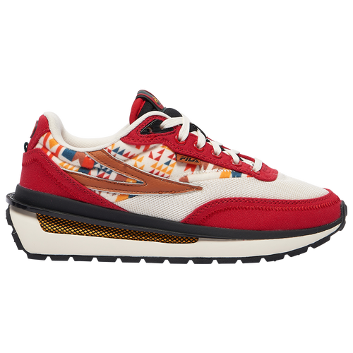 

Fila Girls Fila Renno - Girls' Grade School Running Shoes Red/Tan Size 07.0