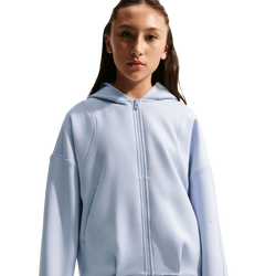 Girls' Grade School - Nike Mavn TechFit Knit FZ Hoodie - Ghost/Ghost