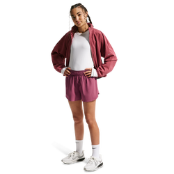 Girls' Grade School - Nike Mavn Repel Mid Rise 3'' Running Short - Pink Smoke/Reflective Silver