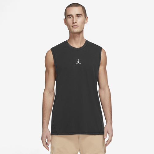 

Jordan Mens Jordan Dri-FIT Sport Sleeveless Top - Mens Black/White Size XXL