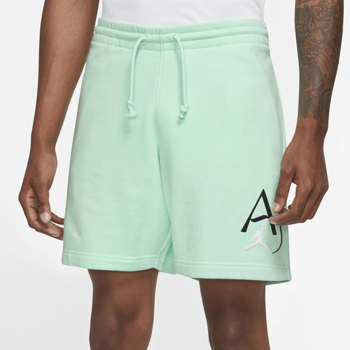 Shop Jordan Mens  Sport Dna Fleece Shorts In Green/green