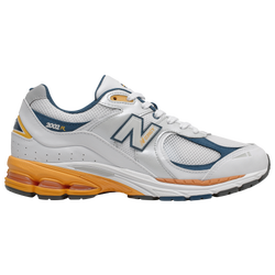 Men's - New Balance 2002R - White/Orange/Teal