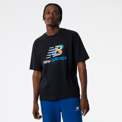 Men's - New Balance Athletics T-Shirt - Black/Multi