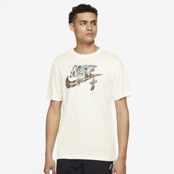 Men's - Nike Futura T-Shirt - Beige/Black