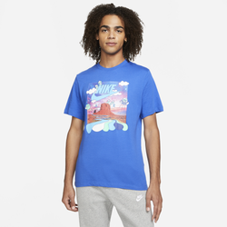 Men's - Nike Black Light Photo T-Shirt - Blue/Black