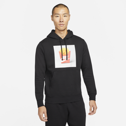 Men's - Nike Sole Food Pullover Hoodie - Black/White