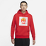 Nike Sole Food Pullover Hoodie - Men's Red/White