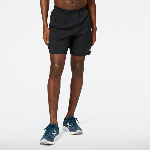 

New Balance Mens New Balance Accelerate 7 Inch Short - Mens Black Size M