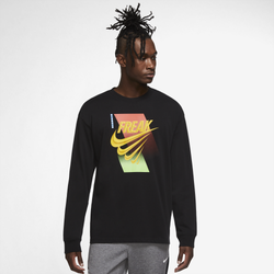 Men's - Nike Max90 Longsleeve T-Shirt - Black/White