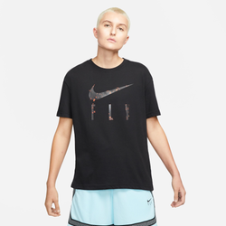 Women's - Nike Swoosh Fly T-Shirt - Black/Black