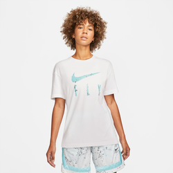 Women's - Nike Swoosh Fly T-Shirt - White/White