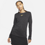 Nike Sportswear Futura Leopard Long Sleeve T-Shirt - Women's Black