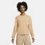 Nike NSW Essential Boxy Long Sleeve T-Shirt - Women's Tan/White
