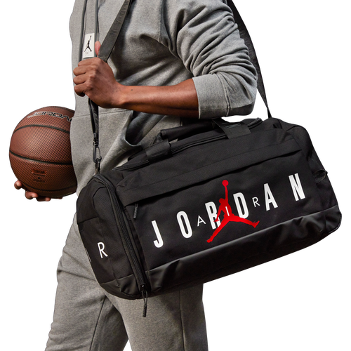 Shop Jordan Velocity Duffel Small In Red/black/white
