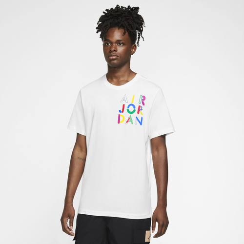

Jordan Mens Jordan GFX SS Crew - Mens White/Multi Size S