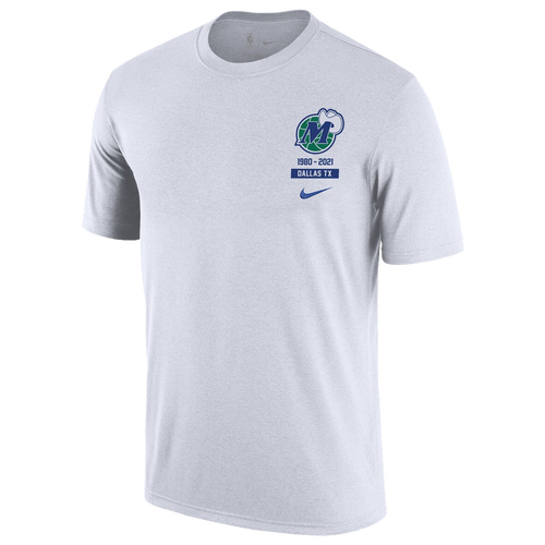 

Nike Mens Dallas Mavericks Nike Mavericks CE Courtside Moments Story T-Shirt - Mens White Size XS