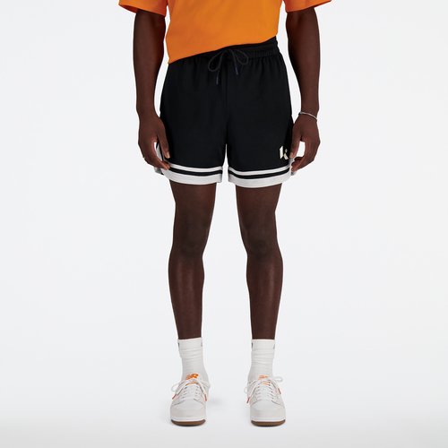 Shop New Balance Mens  X Klutch Pre-game Chill Shorts In Black/white