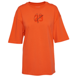 Women's - Jordan Essential Graphic T-Shirt - Orange/Gray