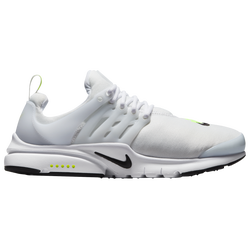 Girls' Grade School - Nike Presto - White/Volt/White