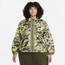 Nike AOP P&G Plus Size Jacket - Women's Green/Yellow