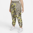 Nike Plus Size AOP P&G Pants - Women's Green/Yellow