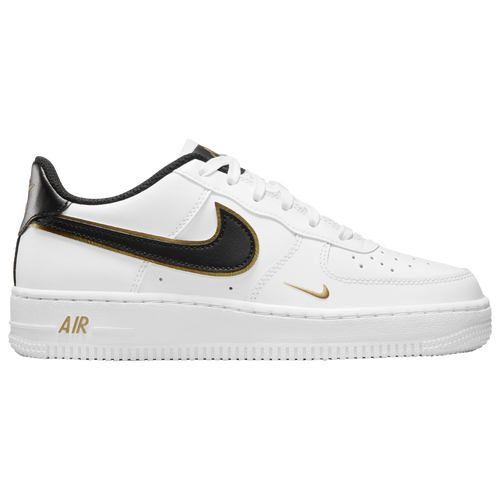 

Nike Girls Nike Air Force 1 LV8 - Girls' Grade School Shoes White/Gold/Black Size 06.5