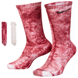 Men's - Nike Everyday Crush 2pk Crew Socks - Black/Red