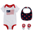 Nike Americana 3PC Box Set - Boys' Infant White/Blue