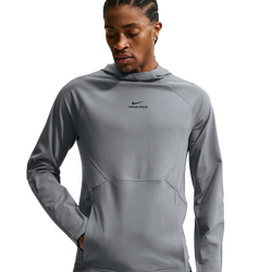 Men's - Nike Pro Training Dri-FIT Midlayer Top - Black/Smoke Grey