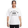 Jordan Los Angeles City Short Sleeve Crew - Jordan White/Black