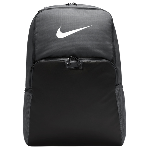 Nike Brasilia Xl 9.5 Backpack In Iron Gray/black/white