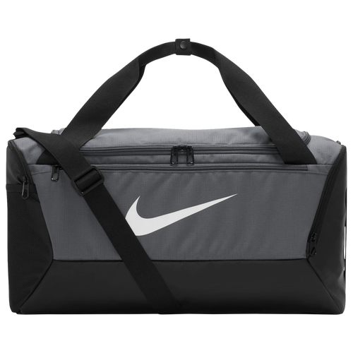 ADULT - Nike Brasilia Small 9.5 Duffel Bag - Iron Grey/Black White