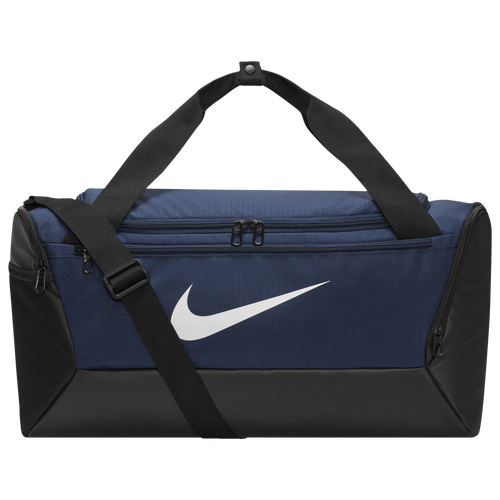 ADULT - Nike Brasilia Small 9.5 Duffel Bag - Midnight Navy/Black White