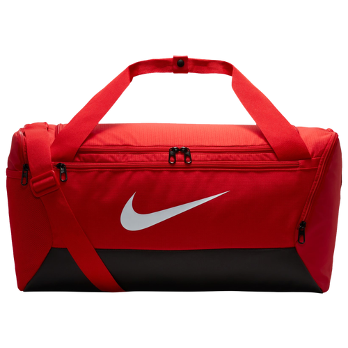 ADULT - Nike Brasilia Small 9.5 Duffel Bag - Red/Black White