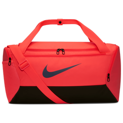 Adult - Nike Brasilia Small 9.5 Duffel Bag - Black/Diffused Blue/Hot Lava