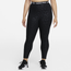 Nike Pro Plus Dri-FIT All Over Print 7/8 Tights - Women's Black/White