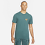 Jordan Zion Short Sleeved T-Shirt - Men's Dark Teal Green/Dark Teal Green