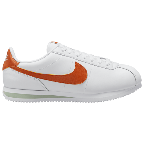 

Nike Mens Nike Cortez - Mens Walking Shoes White/Orange Size 10.5