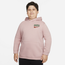 Nike NSW Pullover Hoodie AF SNK Hook - Boys' Grade School Pink/Pink