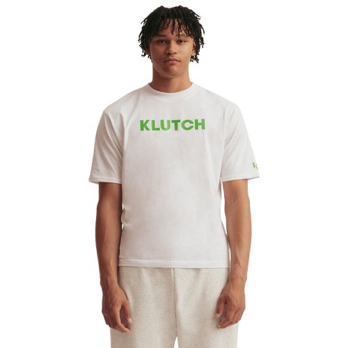 

New Balance Mens New Balance X Klutch Pre-Game Chill T-Shirt - Mens White/Green Size XL