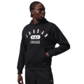 Jordan Chicago City Fleece Pullover - Jordan Black/White