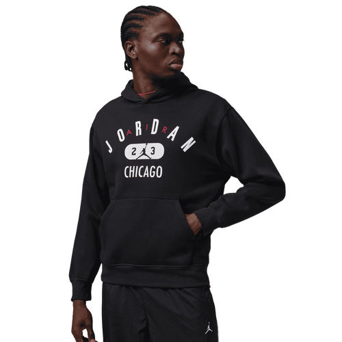  - Jordan Chicago City Fleece Pullover - Black/White