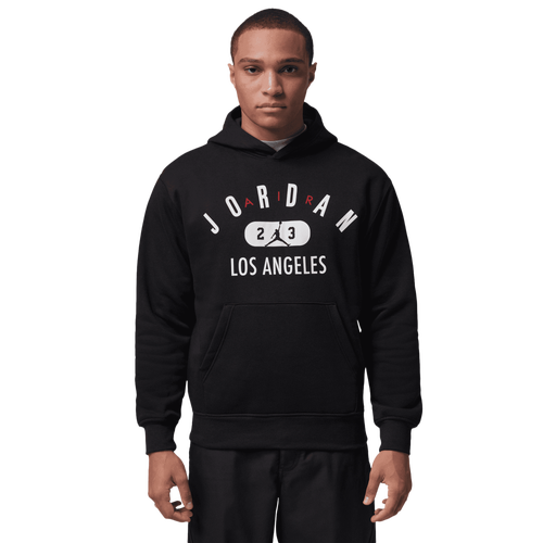  - Jordan Los Angeles City Fleece Pullover - Black/White