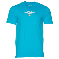 Men's - Nike Wake Up T-Shirt - Blue/White