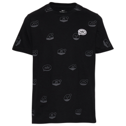 Boys' Grade School - Nike Airmoji All Over Print T-Shirt - Black/Multicolor