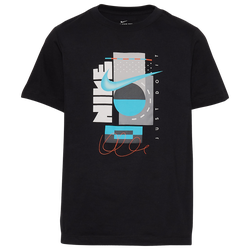 Boys' Grade School - Nike Illustration T-Shirt - Black/Blue