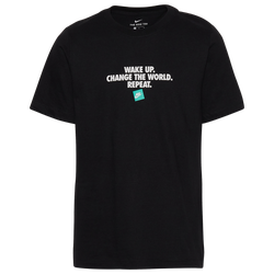 Boys' Grade School - Nike Wake Up T-Shirt - Black/White